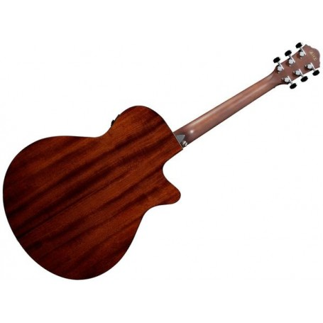 Ibanez AEG50L, chitarra acustica elettrificata mancina nera, corpo compatto, preamp AEQ-TTS e accordatore LCD incorporato