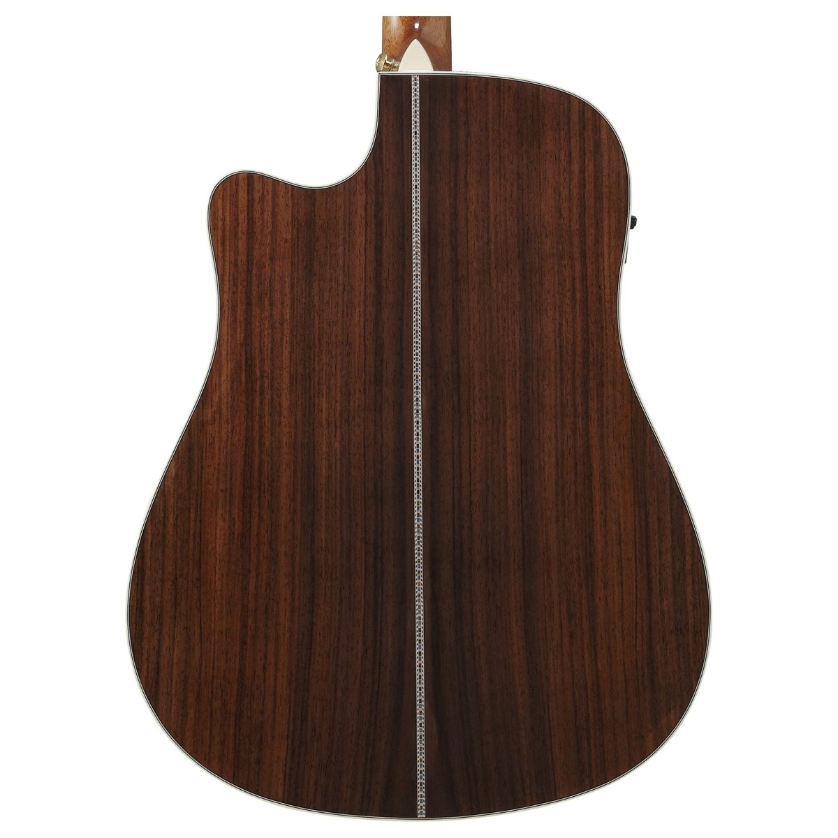 Retro Chitarra Ibanez AW391RCE, design cutaway, top in abete Sitka, fondo in palissandro, pickup T-Bar, finiture di pregio