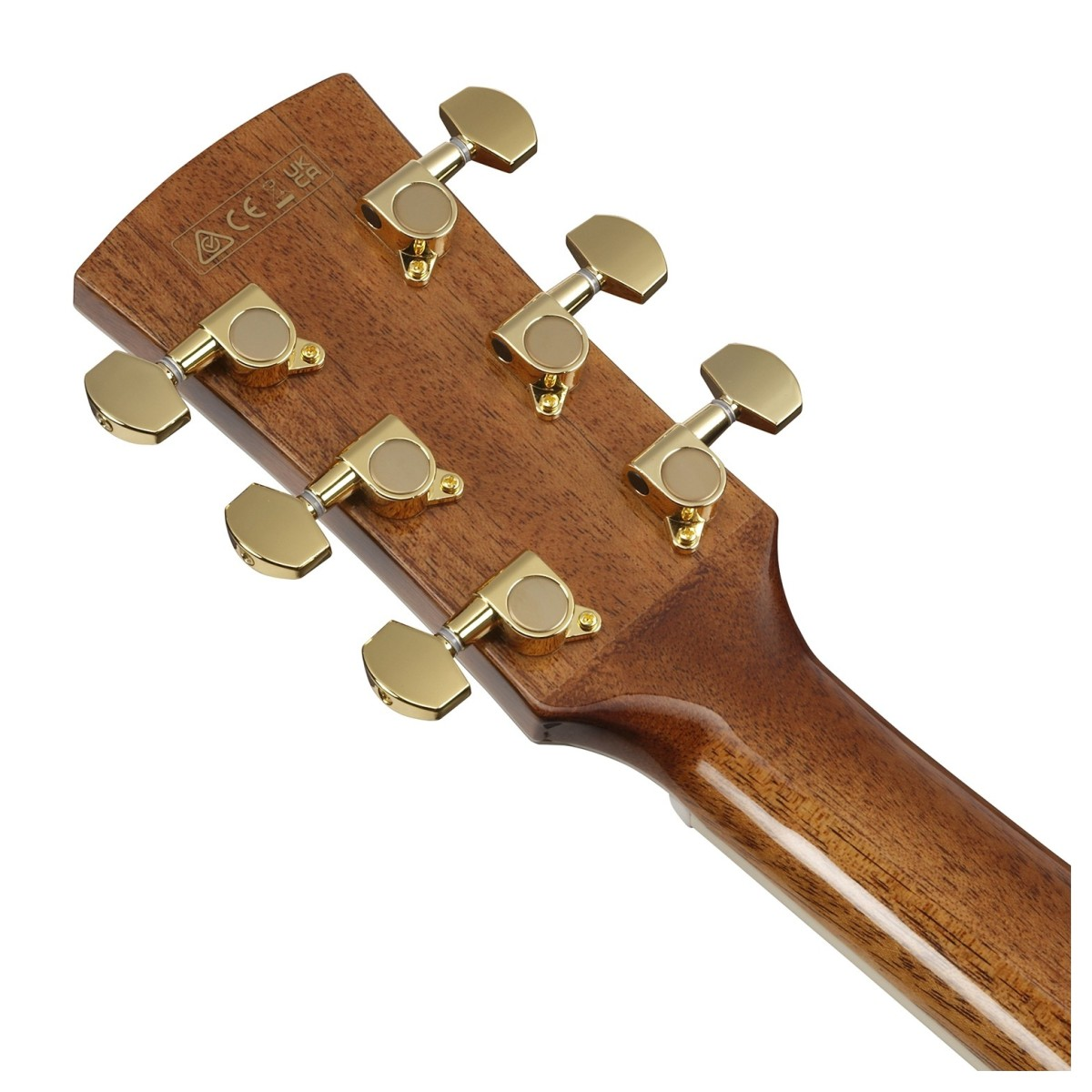 Retro Manico Chitarra elettrificata Ibanez AW391RCE, corpo dreadnought, top in abete, fondo in palissandro, preamp con accordatore integrato