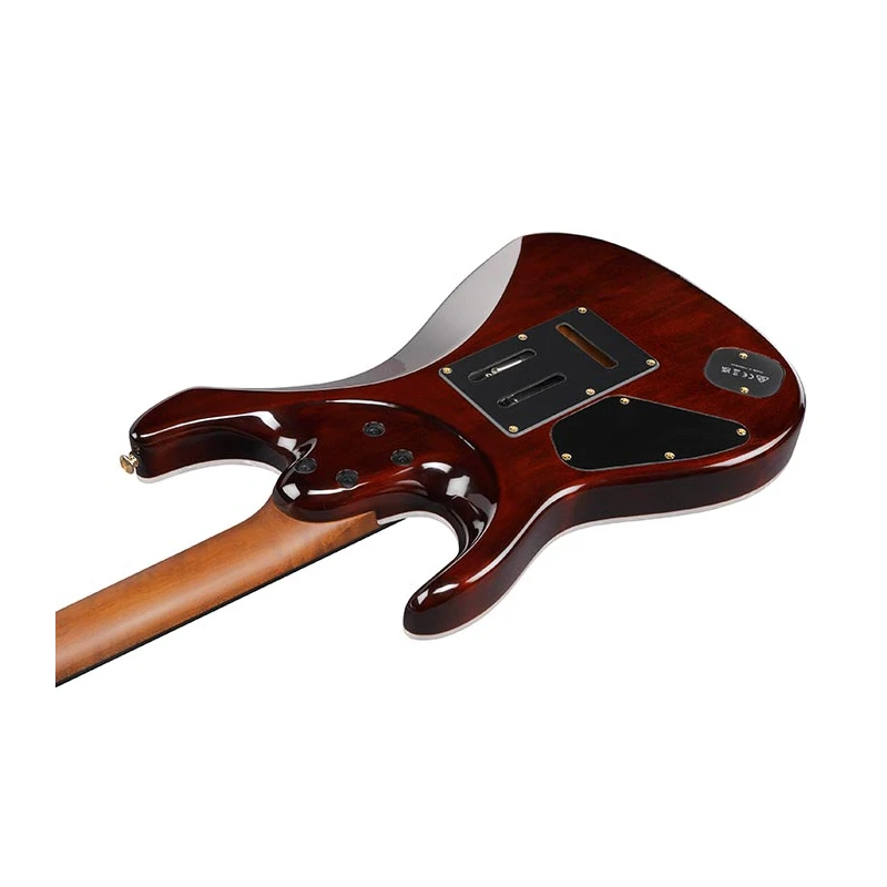 Chitarra elettrica Ibanez AZ47P2K, finitura Dragon Eye Burst, manico in acero tostato e pickups DiMarzio per performance elevate