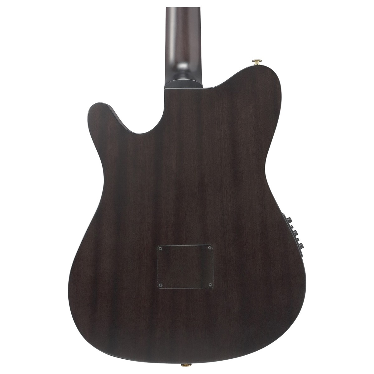 Chitarra semiacustica Ibanez FRH20QMN, Cosmic Blue, con corpo hollow, pickup AEQ210T e tastiera in palissandro