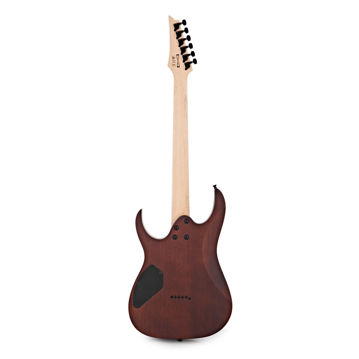 Ibanez GIO GRG121DX: chitarra elettrica con corpo in mogano, manico veloce in acero e tastiera in Purpleheart, finitura Walnut Flat