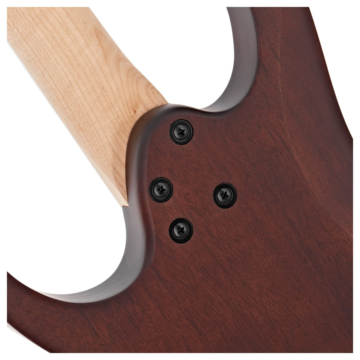 Retro corpo Ibanez GIO GRG121DX WNF, chitarra elettrica con corpo in okoume, tastiera in purpleheart, finitura walnut flat