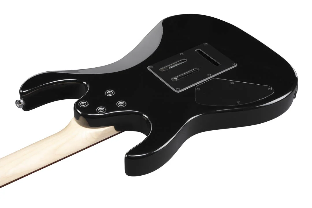 IBANEZ GIO GRX70QA TVT Transparent Violet Burst Chitarra Elettrica vista dettagli retro