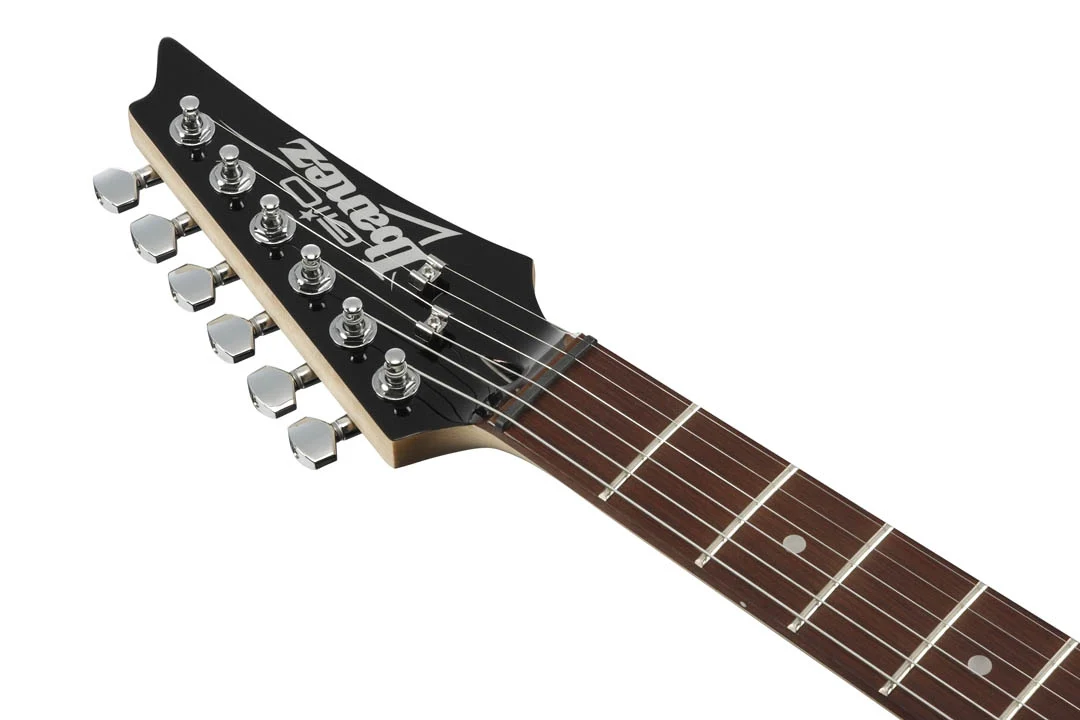 IBANEZ GIO GRX70QA TVT Transparent Violet Burst Chitarra Elettrica tasti tastiera truss rod meccaniche chiave paletta guide ferma corda per albero capotasto inlay dots manico
