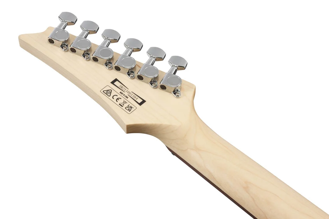 IBANEZ GIO GRX70QA TVT Transparent Violet Burst Chitarra Elettrica meccaniche chiave paletta retro