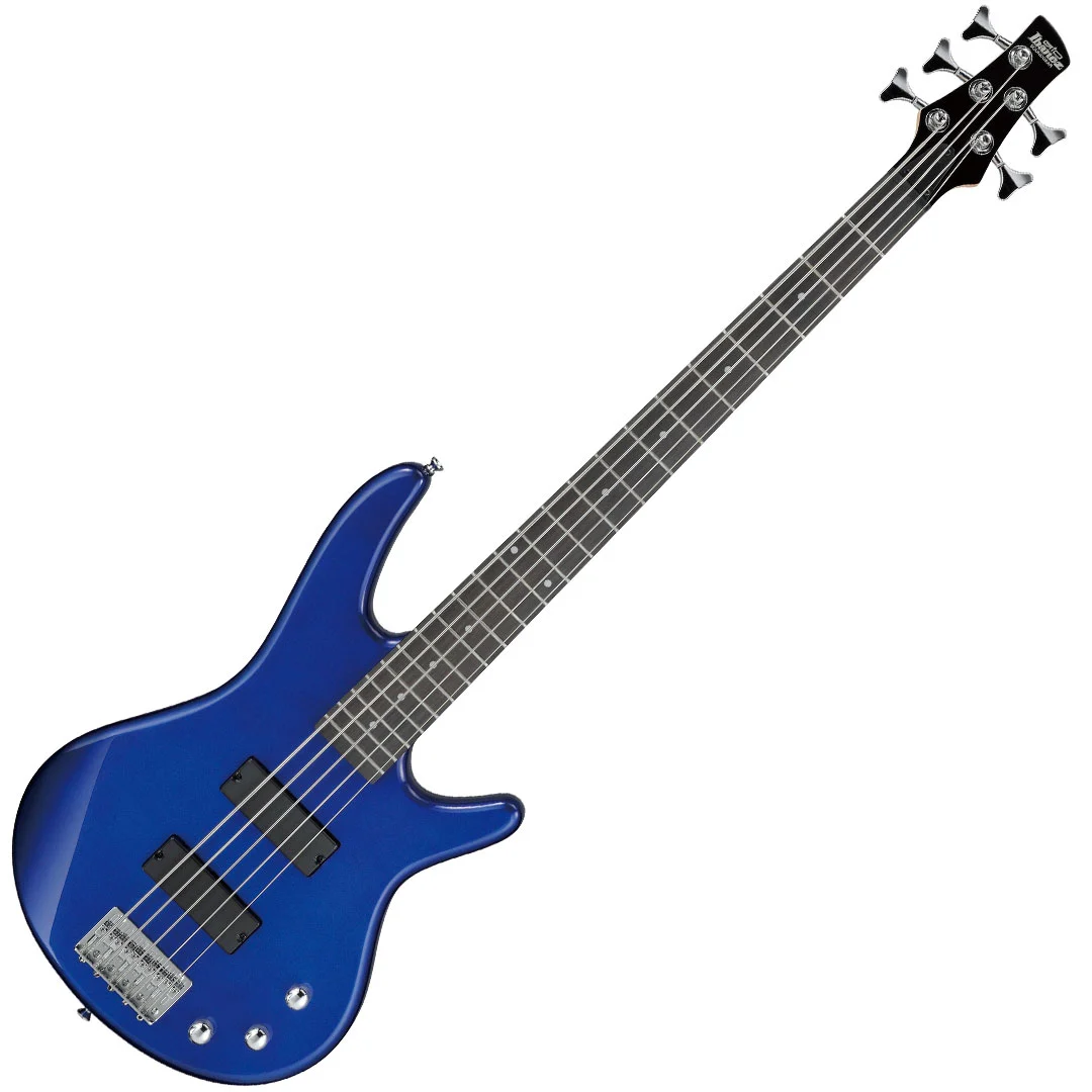 Basso elettrico Ibanez GSR185 JB, finitura Jewel Blue, corpo in Okoumé, manico in acero, tastiera in Purpleheart