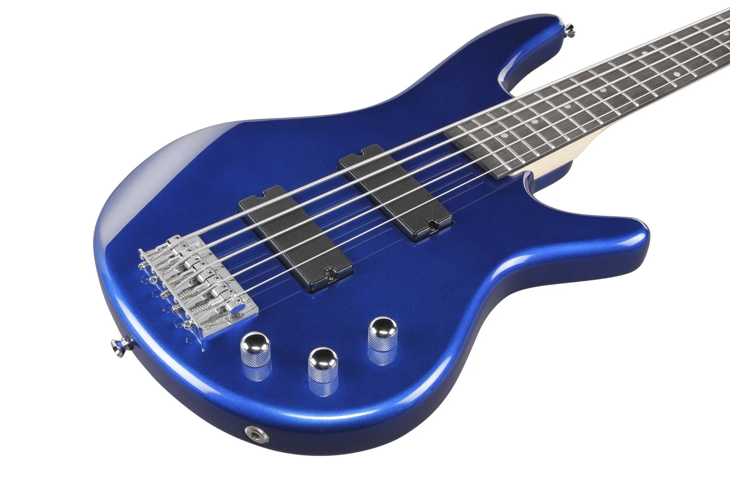 Ibanez GSR185 JB, basso elettrico 5 corde, colore Jewel Blue, corpo in Okoumé, manico in acero, tastiera in Purpleheart