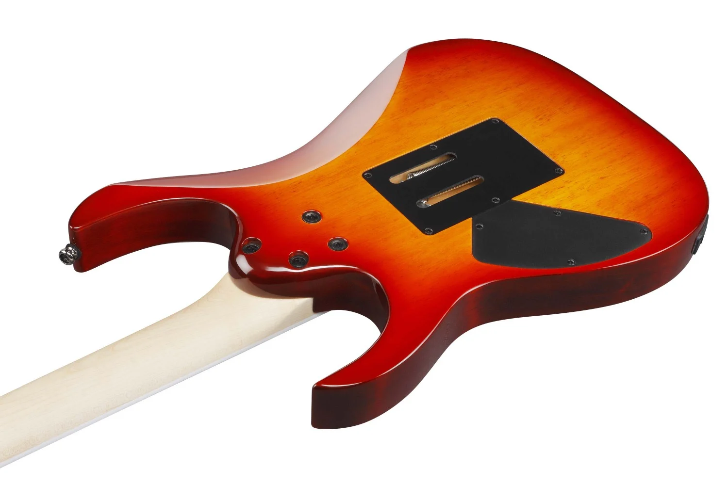 Ibanez RG470DXFMCS: manico Wizard III, tastiera in jatoba, pickup H-S-H, corpo in meranti, finitura Cherry Sunburst