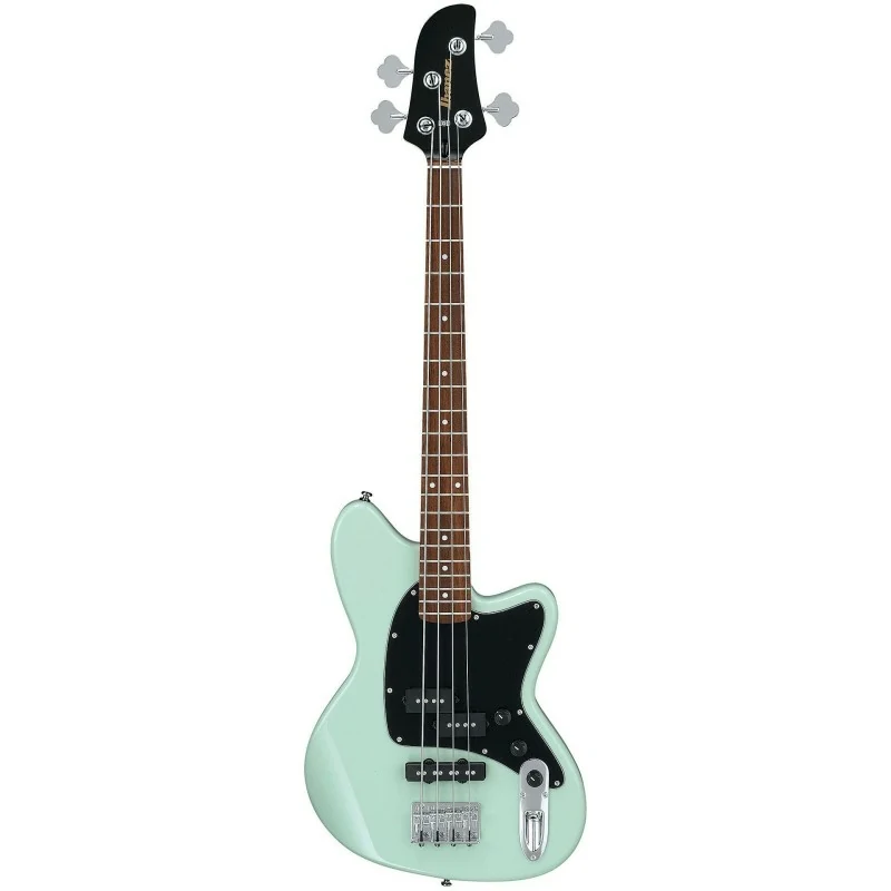 Basso elettrico Ibanez TMB30MGR color mint green, con corpo in pioppo e manico in acero, progettato per versatilità sonora