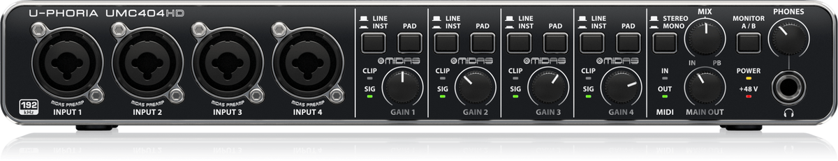 Behringer UMC404HD Scheda Audio USB