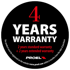 Subwoofer Proel S18A, 600W, dimensioni 508x630x645mm, peso 36kg, estensione garanzia 4 anni