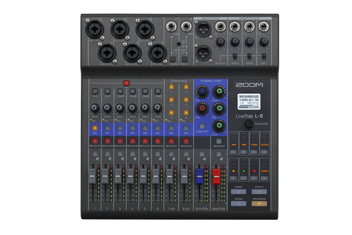 ZOOM LiveTrack L-8 Mixer Digitale
