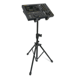 Supporto regolabile per Merish, Mixlight e Okyweb4, altezza 70-110 cm, inclinazione 45°, robusto e versatile per palco e studio