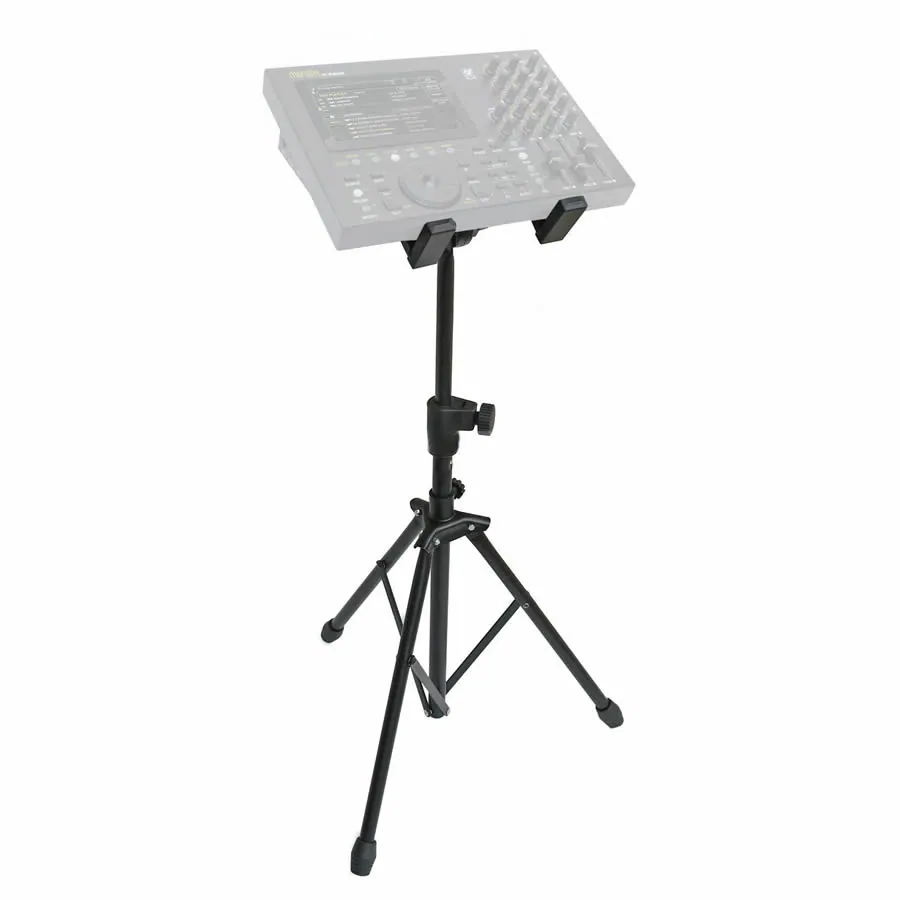 Stand per Merish, Mixlight e Okyweb4, regolabile in altezza (70-110 cm) e inclinazione (45°), adatto per palco e studio