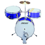Mercury DBJ30-4 Batteria acustica Junior per bambini Blu