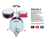 Mercury DBJ30-4 Batteria acustica Junior per bambini Blu