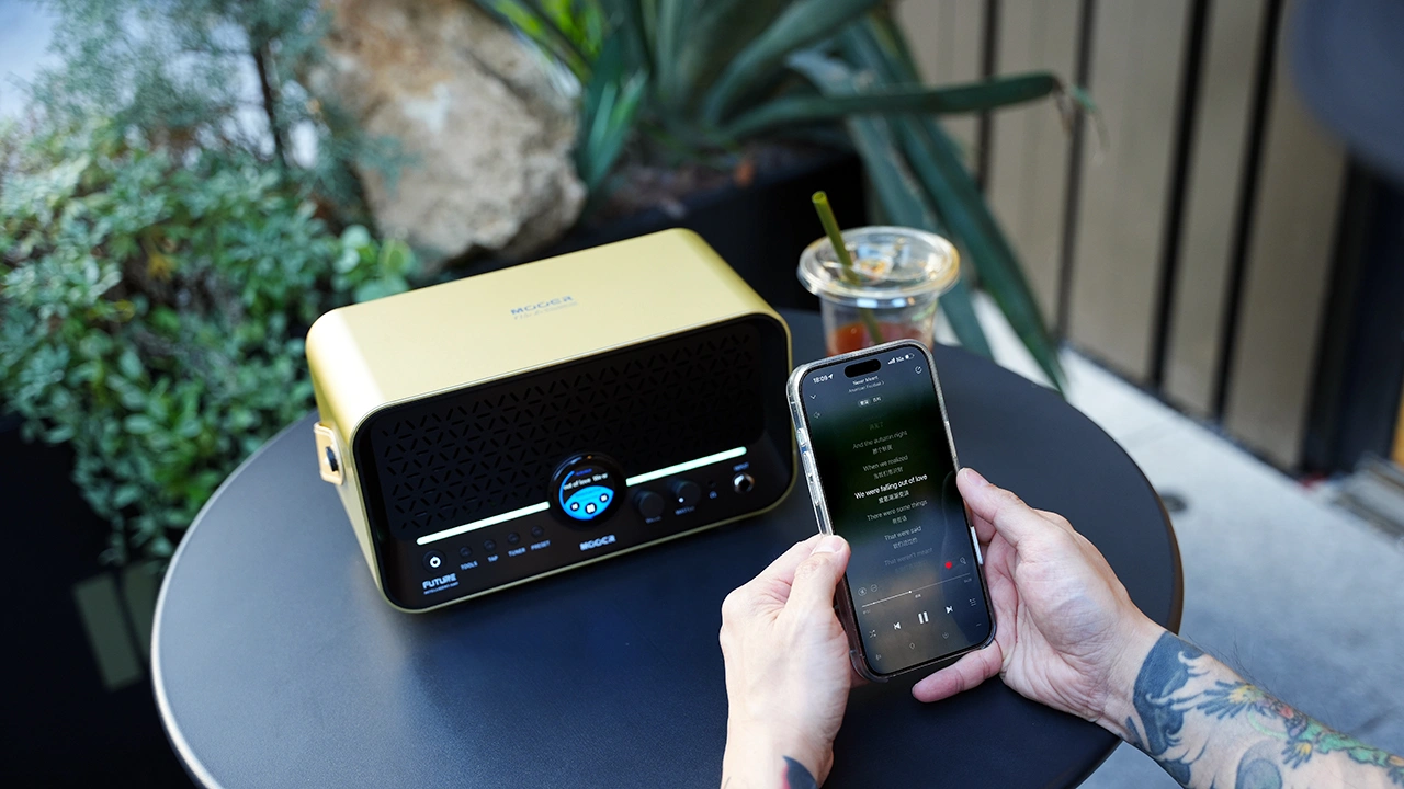 MOOER F15i Li amplificatore intelligente collegamento con smartphone