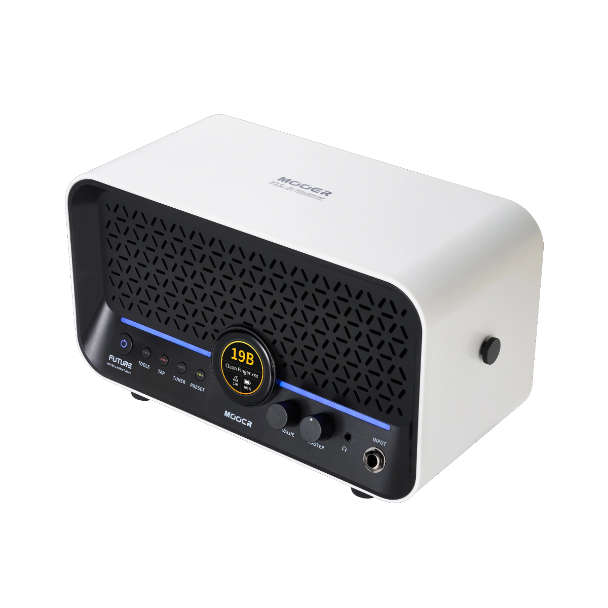 MOOER F15i Li amplificatore intelligente Snowfall White