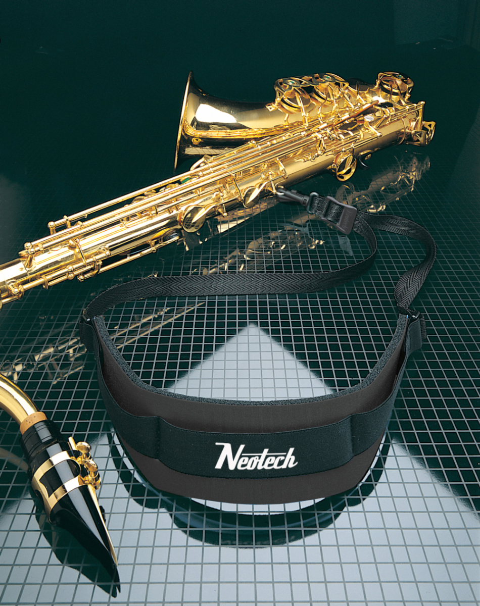 Collare Soft Sax per sassofono, con imbottitura comoda e moschettoni sintetici, per un perfetto bilanciamento e comfort