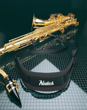 Collare Soft Sax per sassofono, con imbottitura comoda e moschettoni sintetici, per un perfetto bilanciamento e comfort