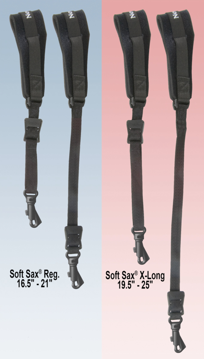 Collare per sassofono Soft Sax, con larghezza di 5 cm e imbottitura comoda, ideale per tutti i modelli di sassofono