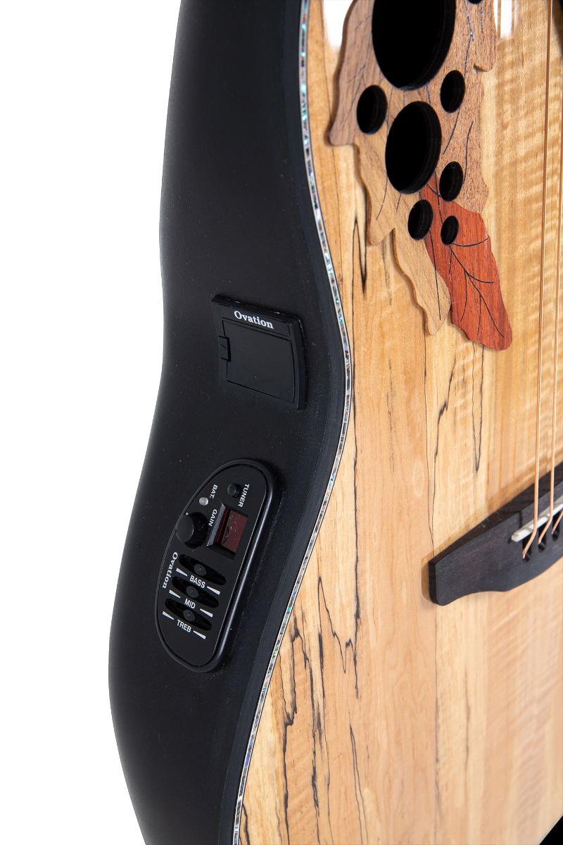 OVATION CE44P-FKOA Celebrity Elite Exotic Chitarra Acustica Elettrificata elettronica integrata bass mid treble tuner