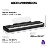Yamaha P515 Pianoforte digitale 88 tasti pesati nero