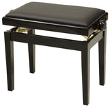 Proel PB90 Panca per Pianoforte Regolabile Nero Lucido
