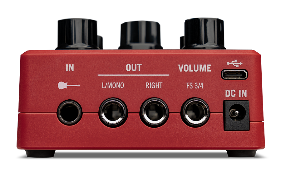 POD Express Guitar: pedale portatile con 7 amplificatori, 17 effetti e controlli semplici per chitarristi in movimento