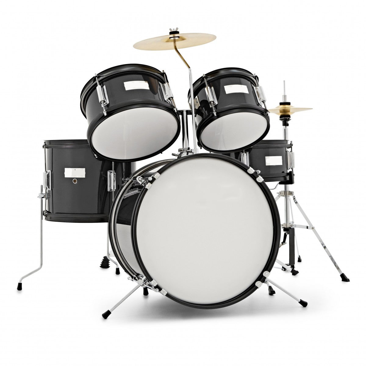 Batteria Acustica Junior 5 pezzi per bambini - Nera