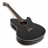 IBANEZ TCY10E BK Black High Gloss Chitarra acustica nera