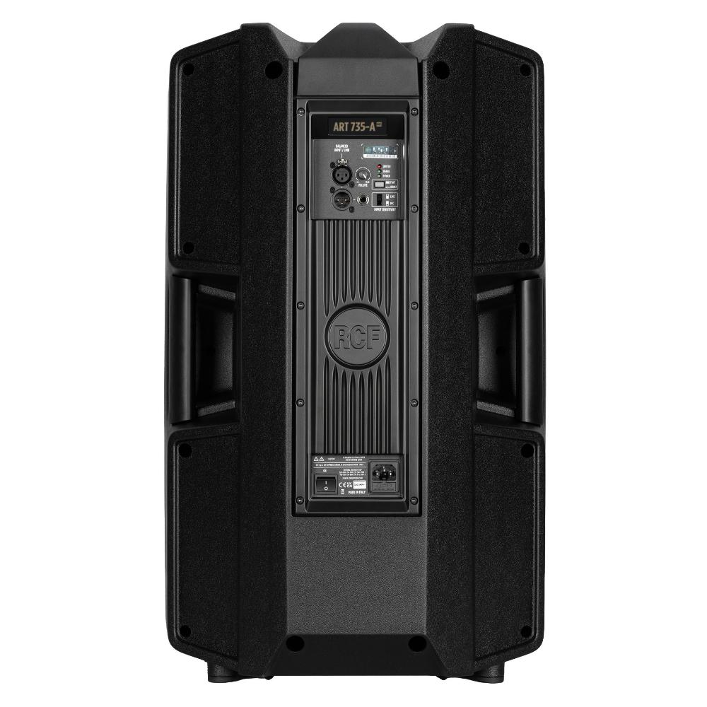 Diffusore attivo RCF ART 735-A MK5, 15", 1400 W, connessioni xlr jack alimentazione regolatore gain integrato