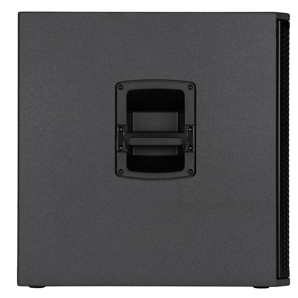 Subwoofer attivo 15” da 2200 watt, con DSP e app RCF LiveRemote, offre suono potente e controllo intuitivo per eventi
