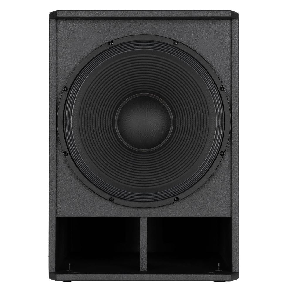 Subwoofer attivo RCF SUB 15-AX, woofer 15", 2200 W, SPL 133 dB, controllo remoto, cabinet in legno antigraffio