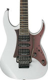 Ibanez Prestige RG2550Z Galaxy White Chitarra elettrica bianca con borsa rigida