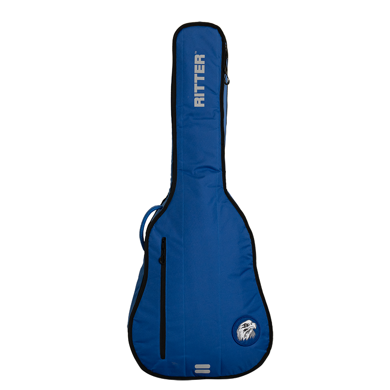Ritter RGD2-D/SBL Borsa Davos imbottita blu per chitarra acustica dreadnought