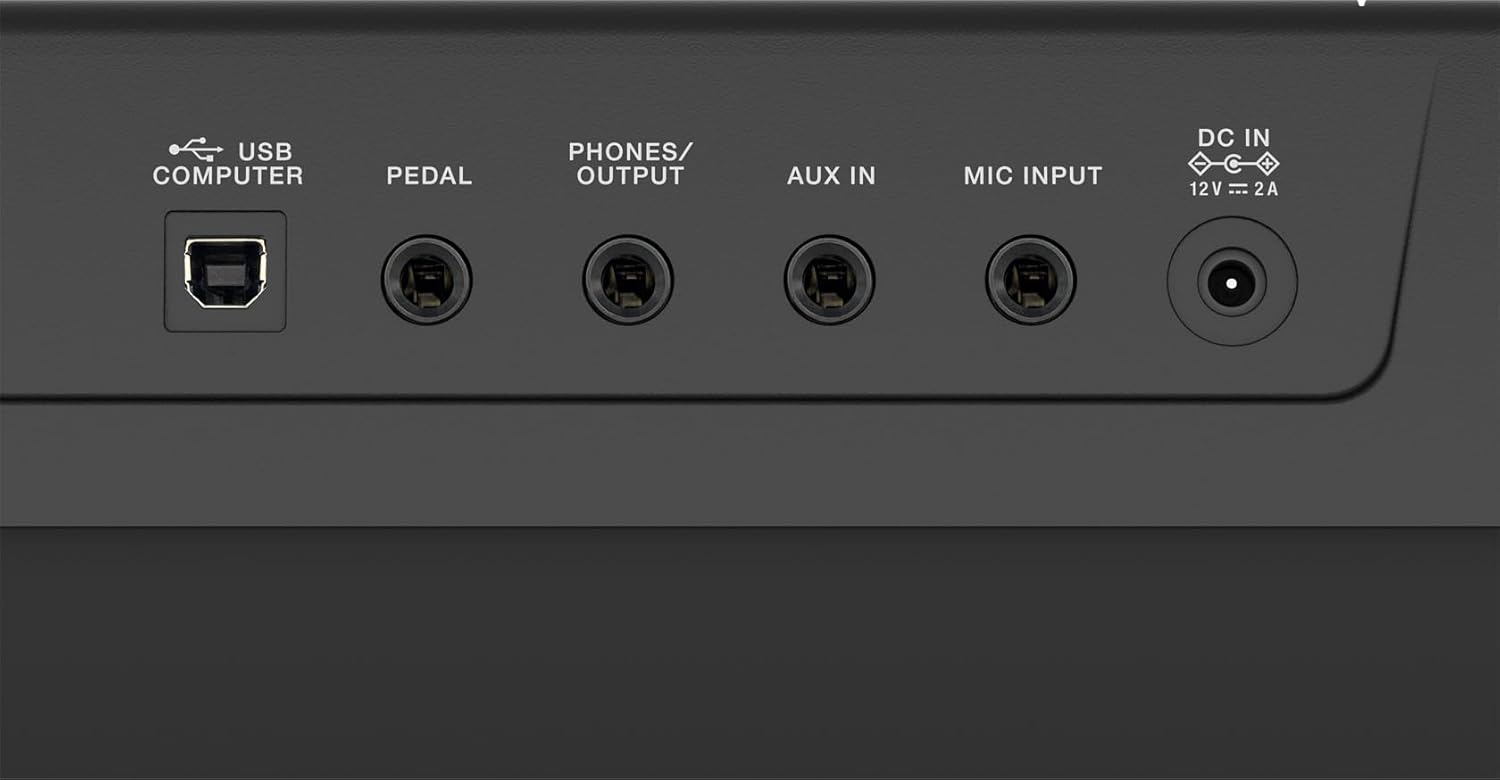 Roland E-X10: tastiera portatile a 61 note, con suoni acustici, registrazione, metronomo e design leggero per il trasporto