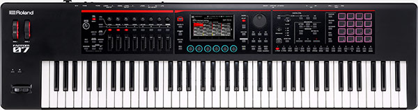Tastiera Roland Fantom-07 a 76 tasti, workstation audio/midi con suoni professionali e interfaccia audio USB integrata