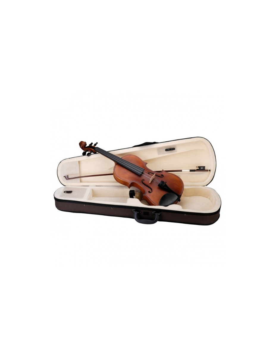 Violino da studio Roling's 1/2, perfetto per chi inizia, con astuccio sagomato, mentoniera e archetto incluso
