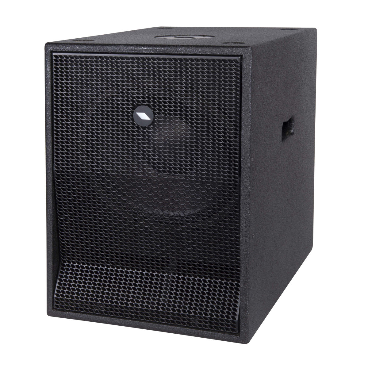 Subwoofer PROEL S12A, 12" woofer, 600W, risposta 43Hz-160Hz, SPL 127dB, cabinet in multistrato, finitura nera antigraffio
