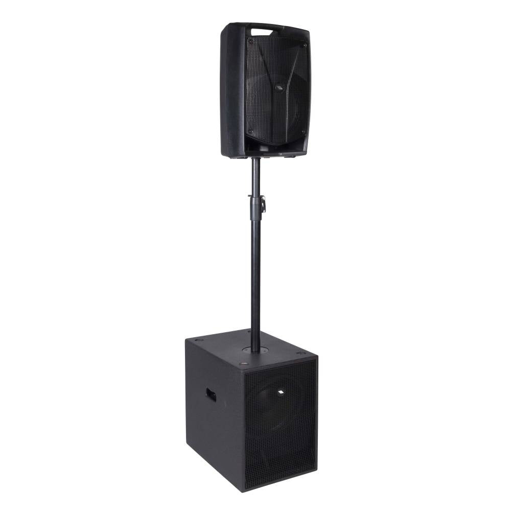Proel S12A, subwoofer 12" da 600W, risposta 43Hz-160Hz, cabinet multistrato, controlli volume e fase, 19kg