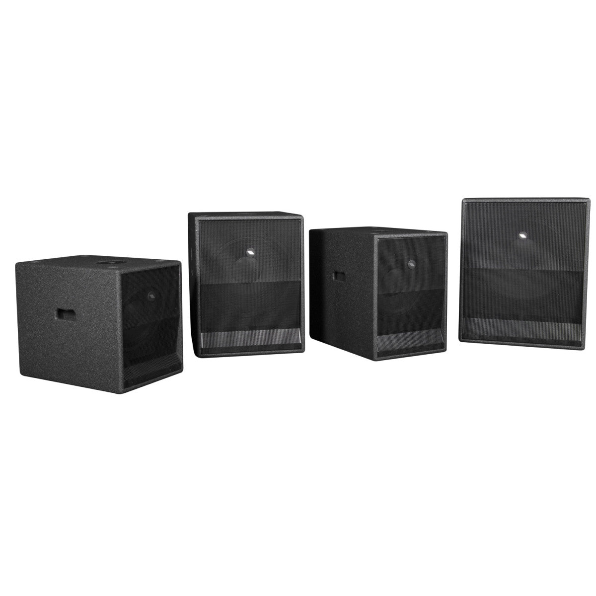 Subwoofer PROEL S12A, woofer da 12", 600W, frequenza 43Hz-160Hz, SPL 127dB, con maniglie e flangia per stativo