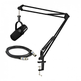 Microfono dinamico Shure MV7X, cardioide, con connettore XLR, progettato per podcast e ottimizzato per l'uso ravvicinato