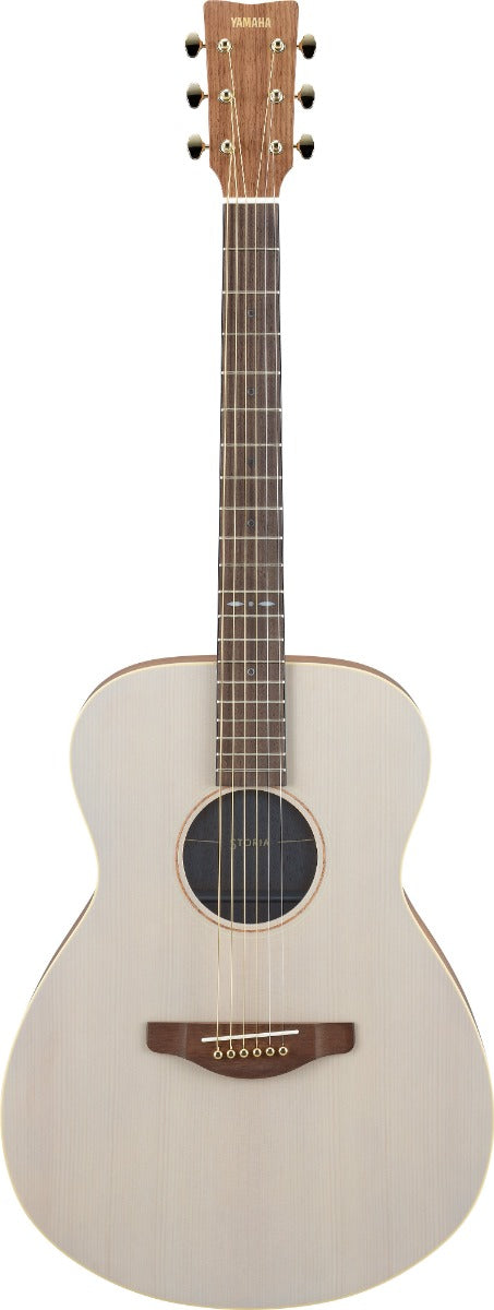 Yamaha Storia I Off White Chitarra Acustica Elettrificata Bianca