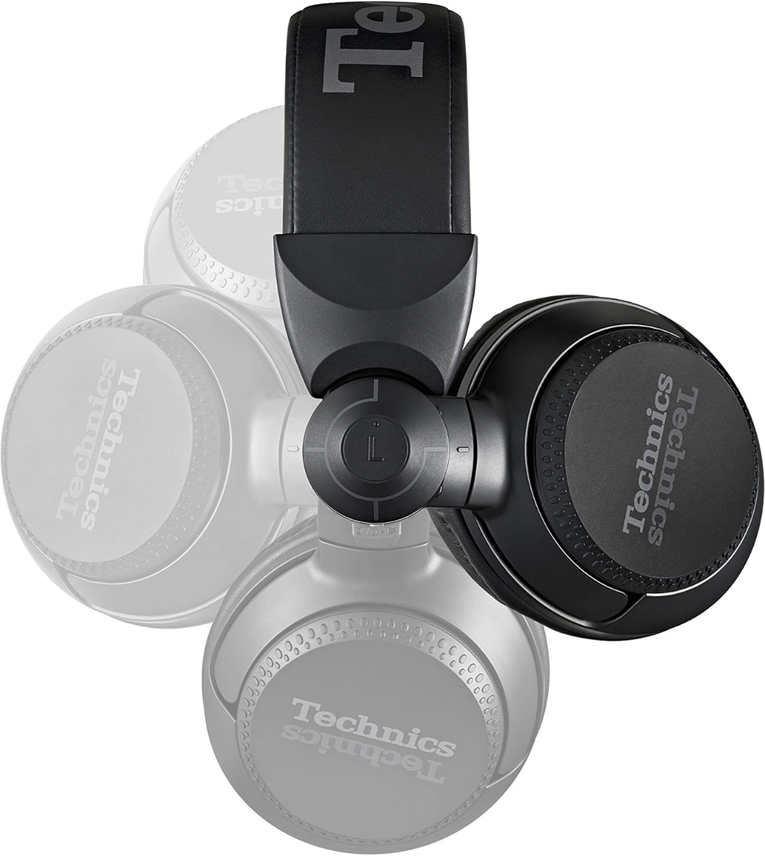 Cuffie stereo EAH-DJ1200, driver 40mm, suono chiaro, design leggero, cavo rimovibile e pieghevole per DJ professionisti
