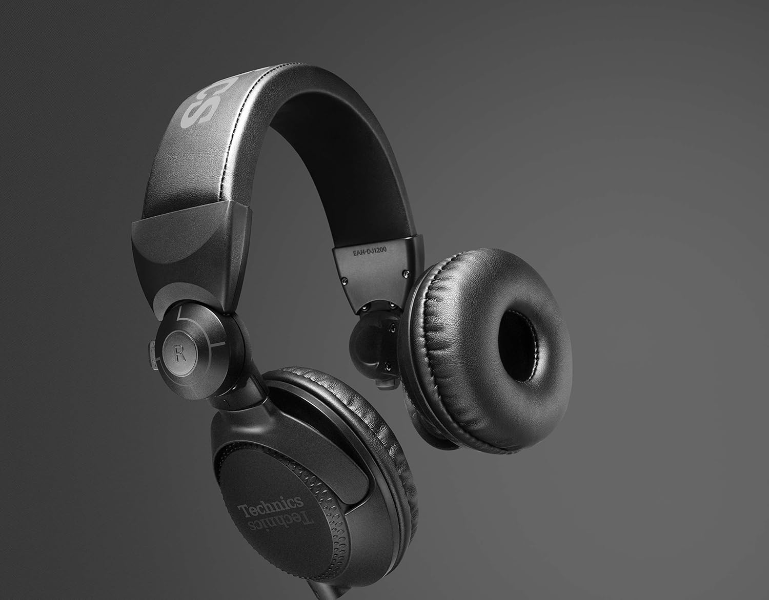 Cuffie EAH-DJ1200, leggere e pieghevoli, con suono bilanciato e cavo resistente, perfette per DJ professionisti
