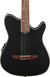 Ibanez TOD10 NTKF Tim Henson Transparent Black Chitarra Classica Elettrificata