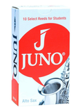 Confezione da 10 ance Juno per sax alto, misura 2, reattive e sigillate per preservare la freschezza e la qualità