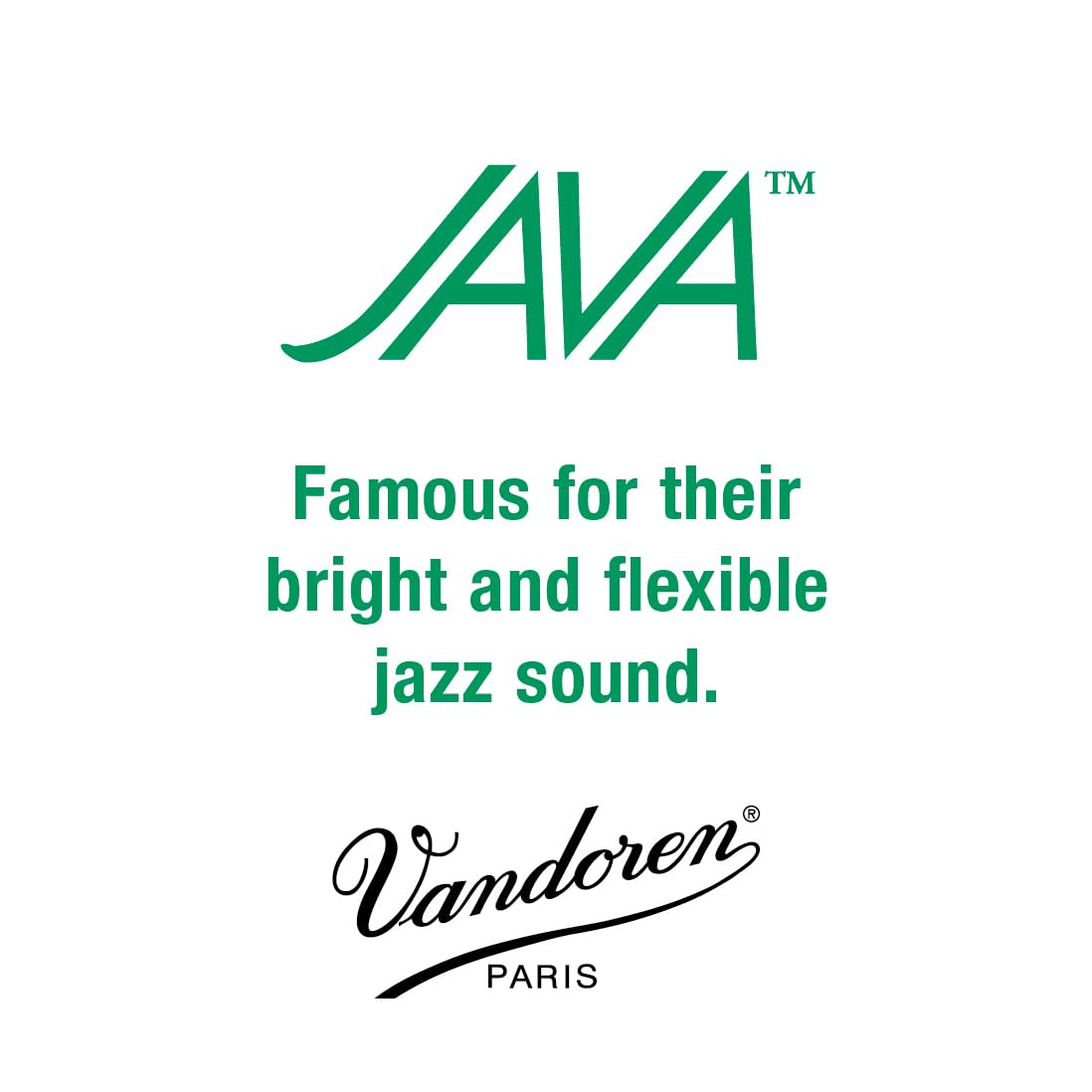 Ance Sax Tenore Java Green N. 2.5, confezione da 5, per sax alto, suono brillante e flessibilità per jazz e pop